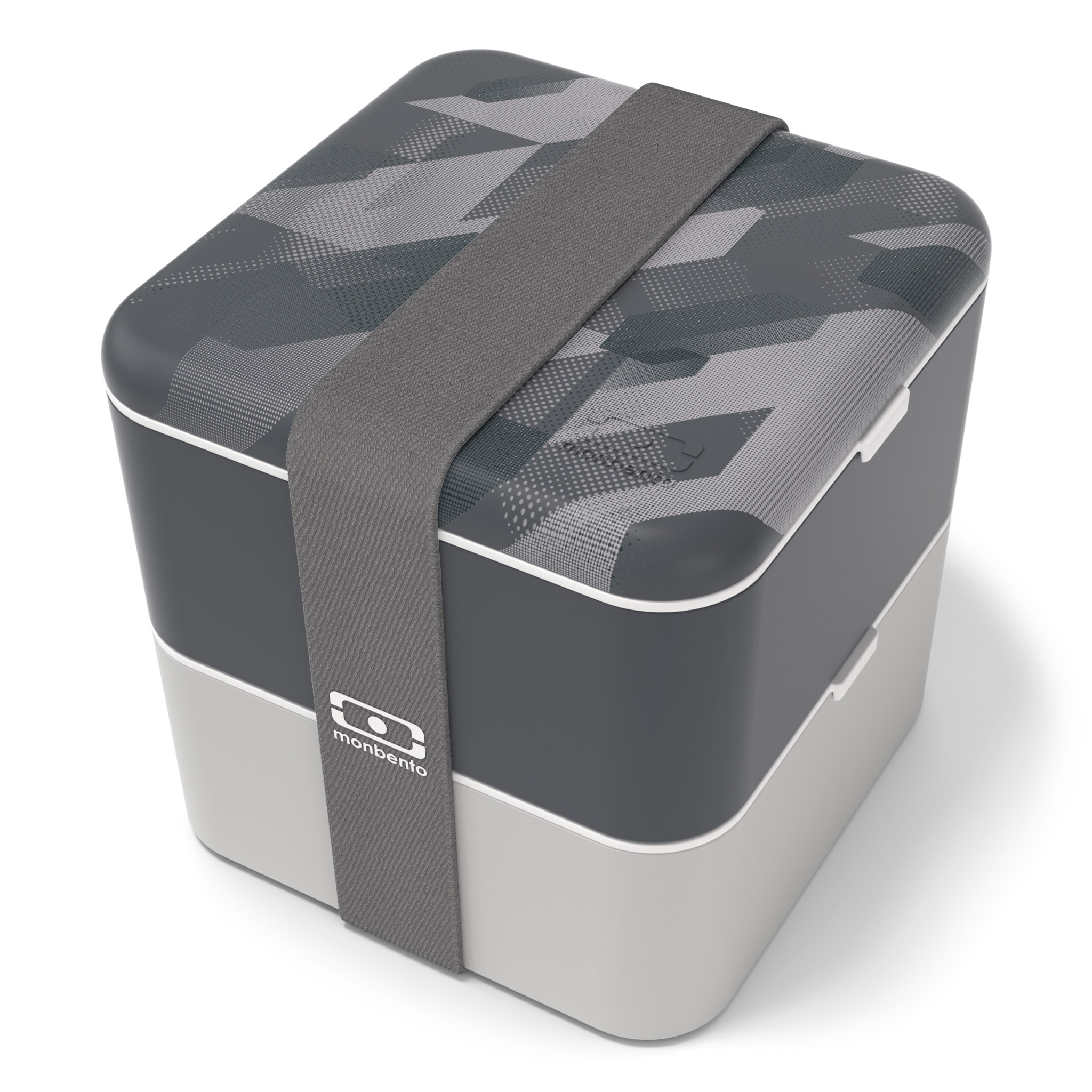 Lunch box 2 compartiments Square 1,7L Made in France  Dimensions