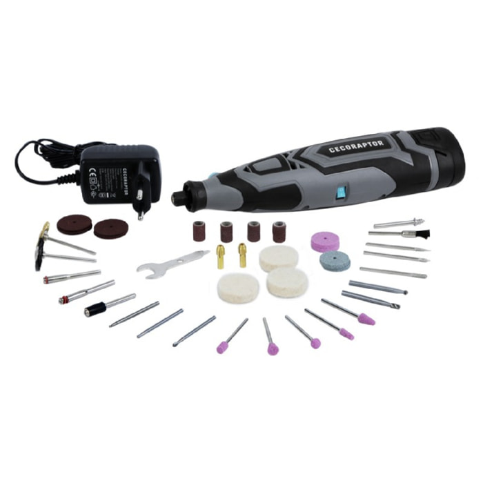 Cecotec Mini-outil rotatif multifonctions CecoRaptor Perfect Polish&Sand 1200 Ul