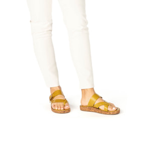 Sandalias S3214 RESTORED SKIN CREAM / TARDANA color Cream