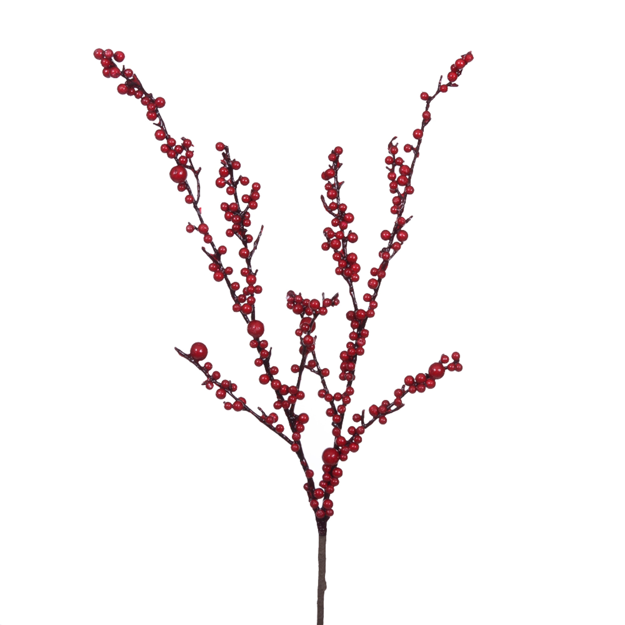 Ilex. Altezza 85 Cm - Pezzi 6 - 6X85X5cm - Colore: Rosso - Bianchi Dino - Articoli Natalizi