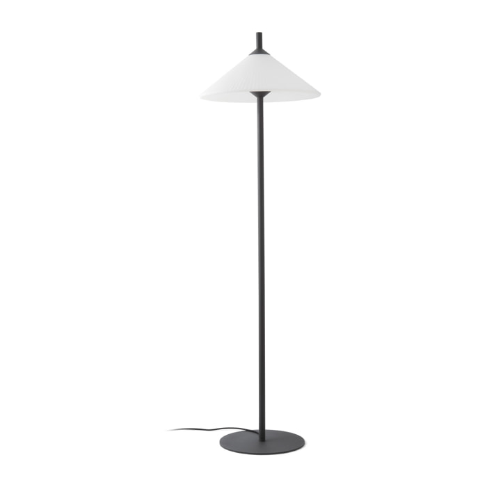 SAIGON OUT 2000 R55 Lampadaire gris/blanc mat