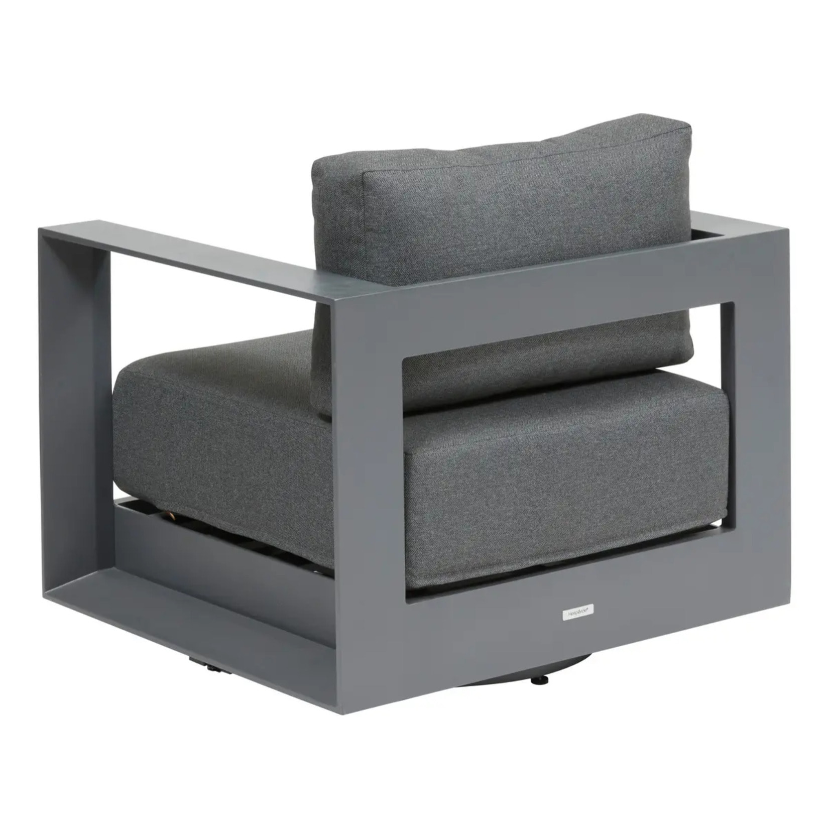 Fauteuil de salon de jardin rotatif ALLURE Gris / Graphite