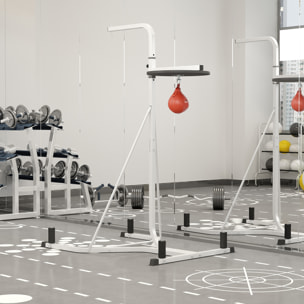 Support autoportant pour sac de frappe - support sac de boxe lestable - poire de vitesse intégrée
