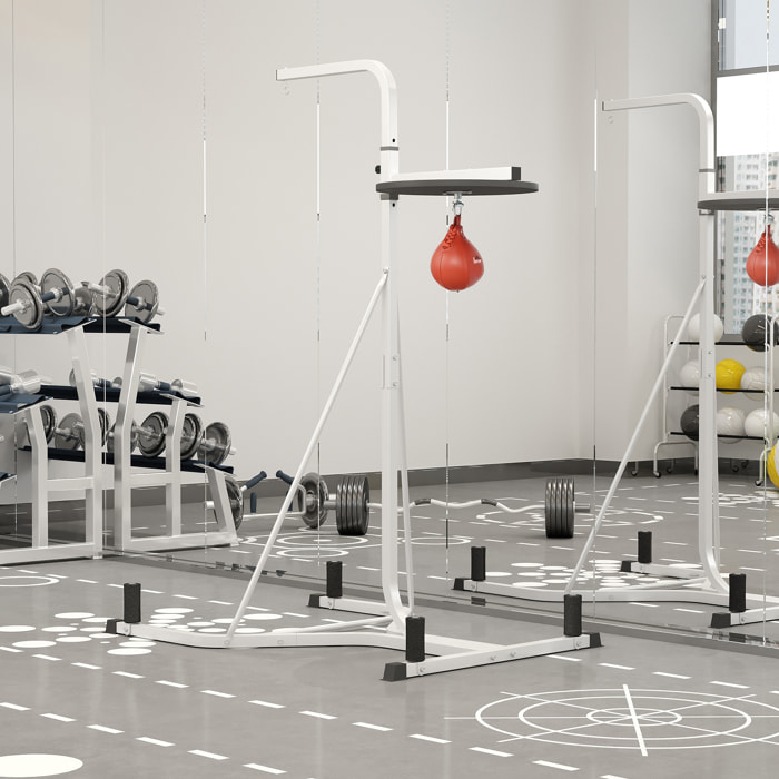 Support autoportant pour sac de frappe - support sac de boxe lestable - poire de vitesse intégrée