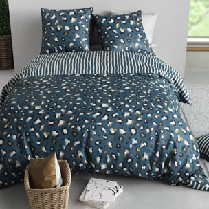 Parure housse de couette 3pcs 100% coton 57 fils milou