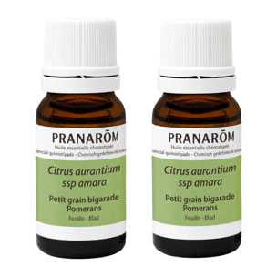 Pranarom - Duo d'Huiles Essentielles Petit Grain Bigarade - 10 ml