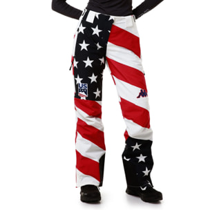 Kappa - Pantalones Mujer Azul - 6Cento 665G Us