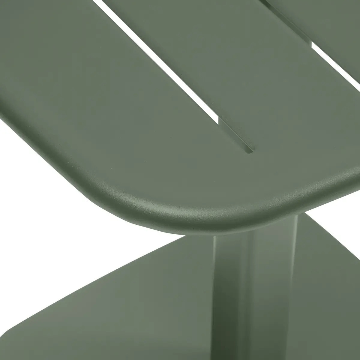 Table de jardin 2 places Alegoria 70x70cm vert laurier