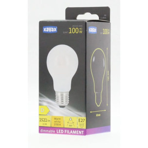 Ampoule LED connectée XAVAX LED E27 11W CLAS