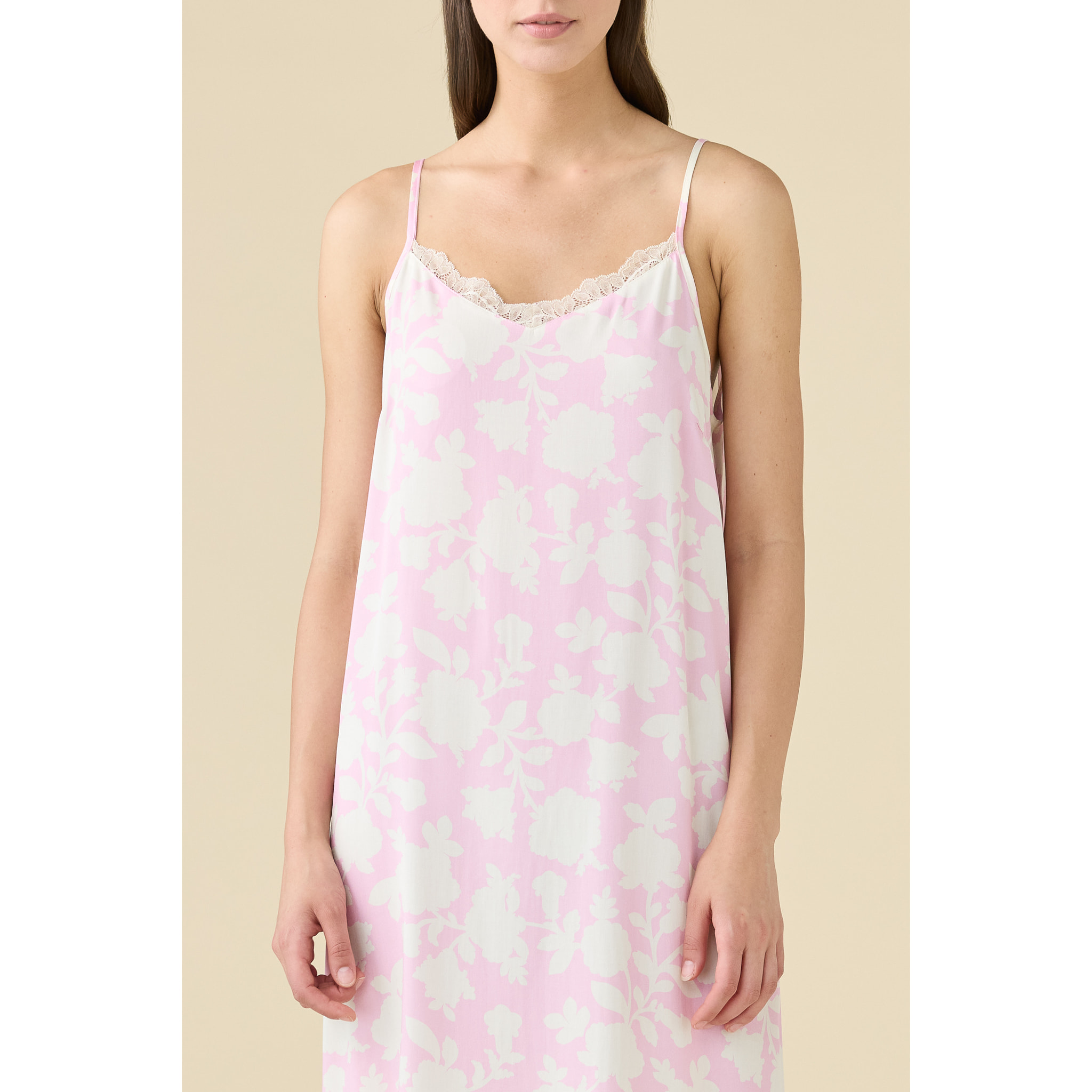 Camicia da notte in viscosa articolo floret. Noidinotte