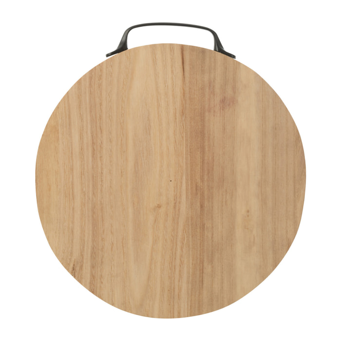 J-Line planche à découper Ronde - bois - naturel - small