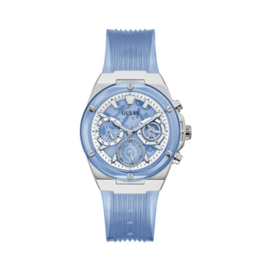 Reloj Guess GW0409L1 Mujer Analogico Cuarzo con Correa de Silicona