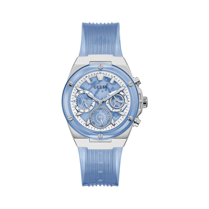 Reloj Guess GW0409L1 Mujer Analogico Cuarzo con Correa de Silicona