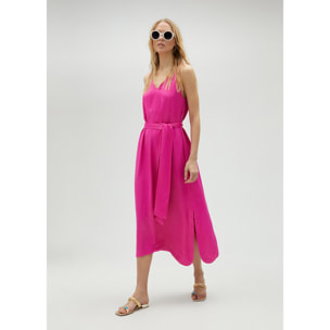 Vestito midi con spalline