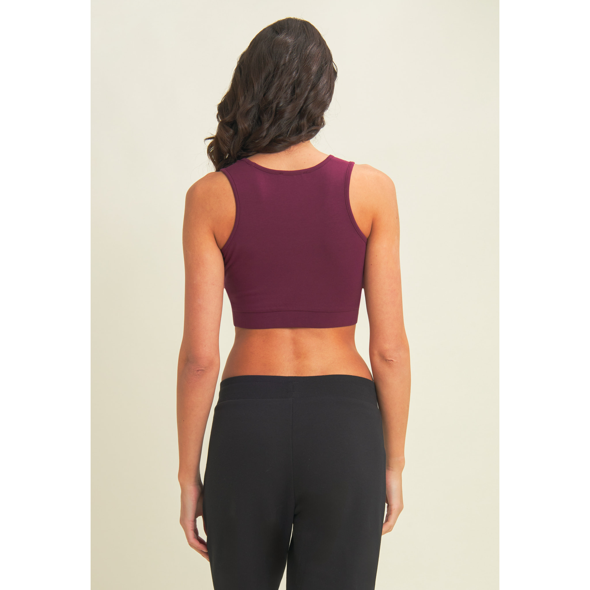 Top sportivo da donna con retro vogatore