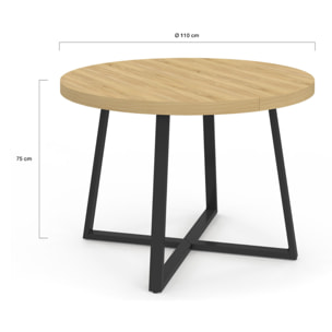 Table à manger ronde Sana Ø110cm