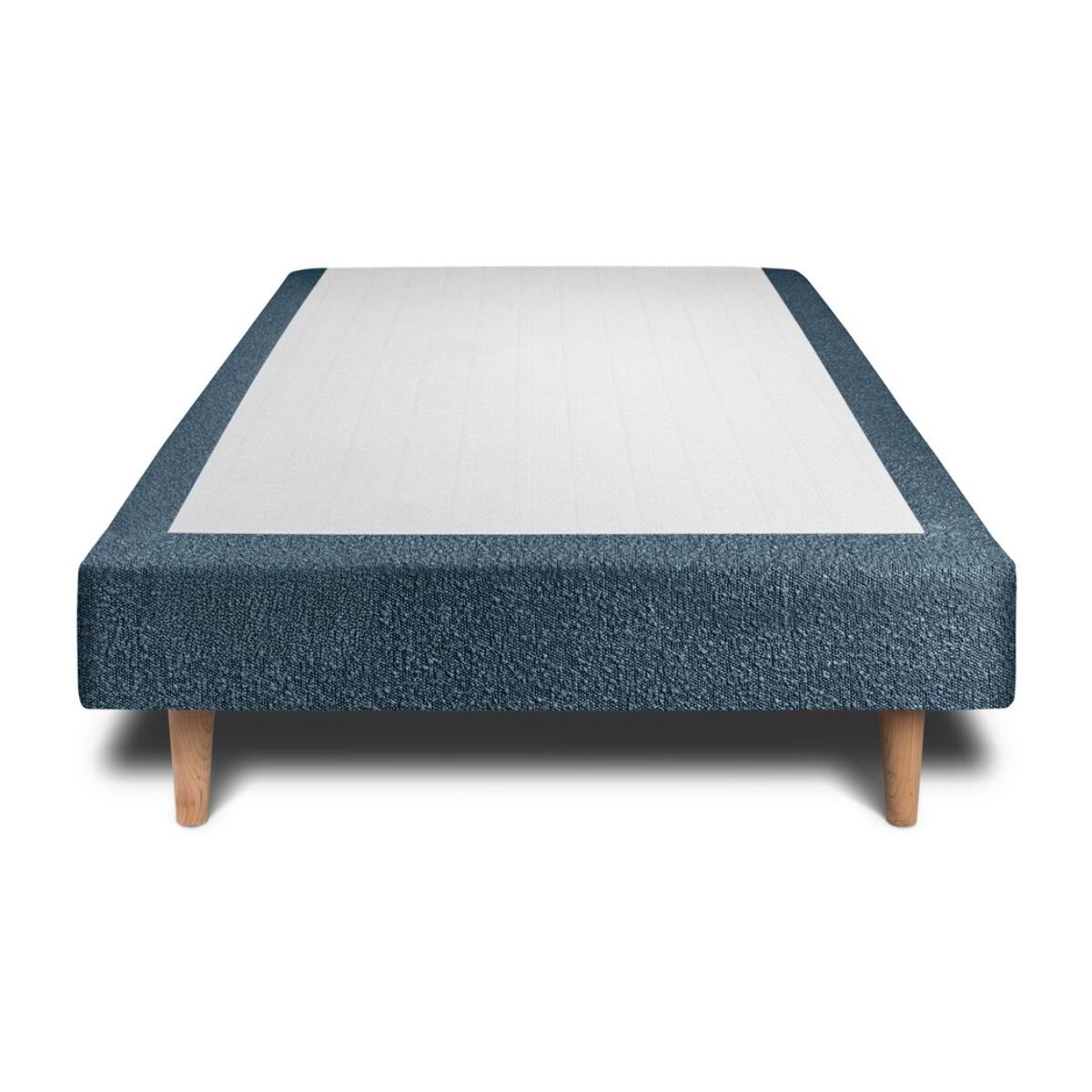 Sommier Tapissier Bouclette Ep20 - pieds bois