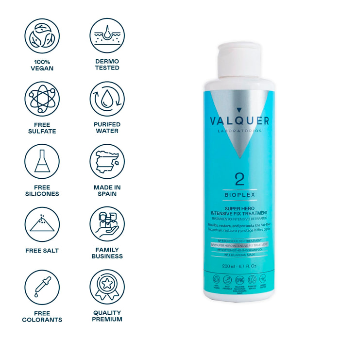 Valquer Bioplex Nº 2 - Tratamiento Intensivo Reparador 200 ml