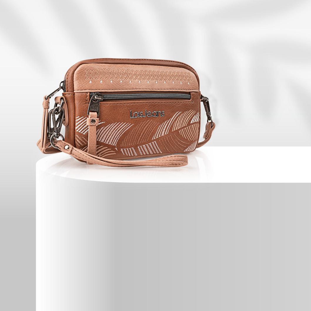 Mini Bolso Bandolera Galatea Coco Marron