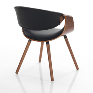 Oresteluchetta Sedia MICHIGAN 2 DARK WOOD