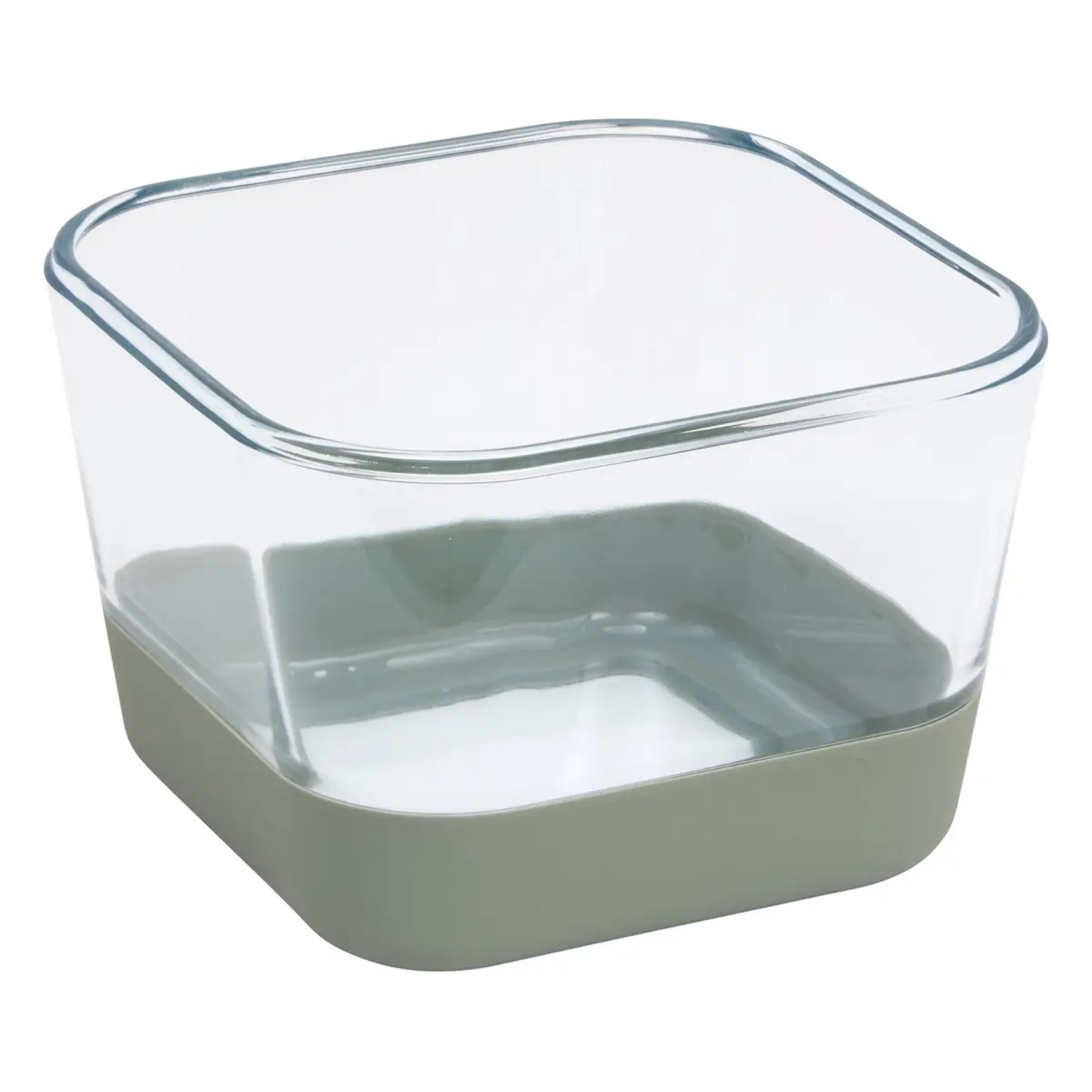 Boîte de conservation Siliglass carré 2L gris