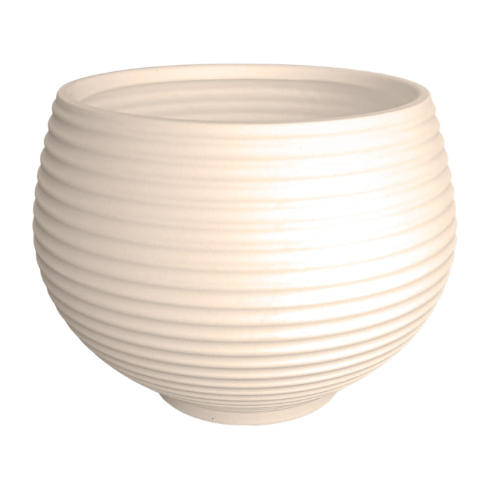 Maceta "zafira" old cream