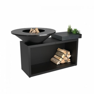 Brasero OFYR IslandBlack100 Ceramic DarkGrey OI3B100C