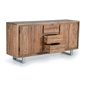 Aparador - madera de acacia - 172x45x82cm