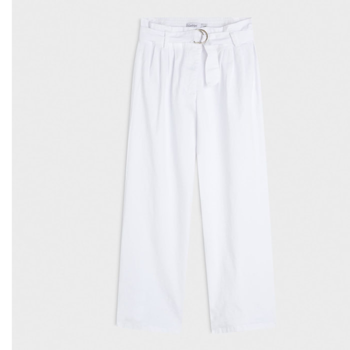 PANTALONE BIANCO CONBIPEL