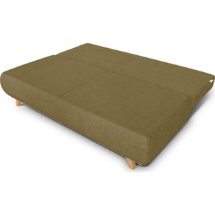 Canapé convertible 3 places en tissu bouclé - LARIA