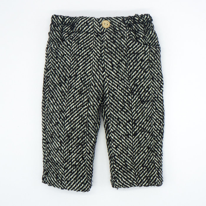 PANTALÓN ESPIGA NEGRO