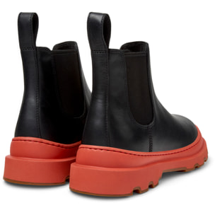 Botines - CAMPER Brutus+ - Negro - Cuero liso