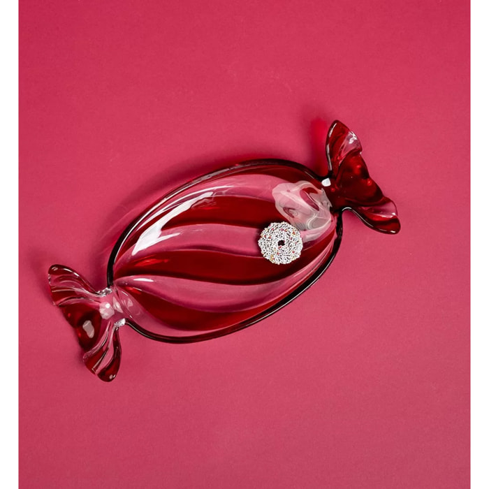 Coupe bonbon rouge 34cm Kare Design