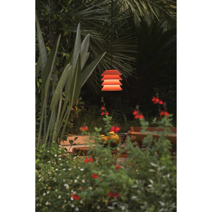 TOBA Suspension avec pavillon orange