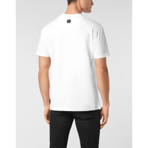 PHILIPP PLEIN Camiseta de cuello redondo y manga corta D AZUR