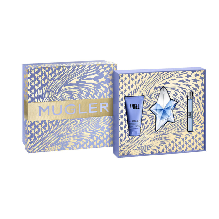 Angel - Coffret Eau de Parfum 50ml + Lait Corps 50ml + Format Voyage 10ml