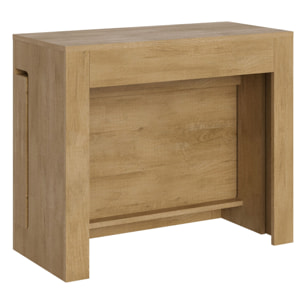 Consolle allungabile 90x42/302 cm Evolve Quercia Natura allunghe interne