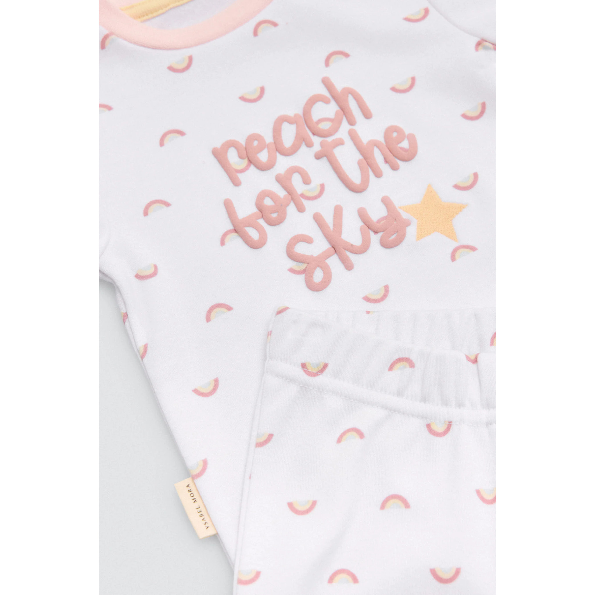 Set per neonato a maniche lunghe con stampa Rainbowland