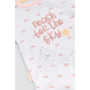 Set per neonato a maniche lunghe con stampa Rainbowland