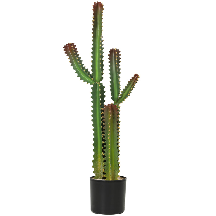 Cactus artificiel grand réalisme plante artificielle grande taille H.111cm vert