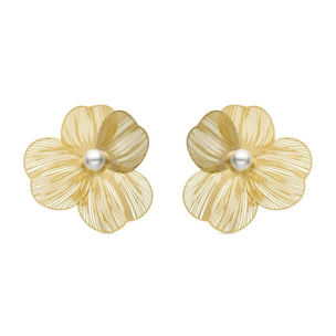 Pendientes Lux by Lux acabadoss en oro amarillo 18k