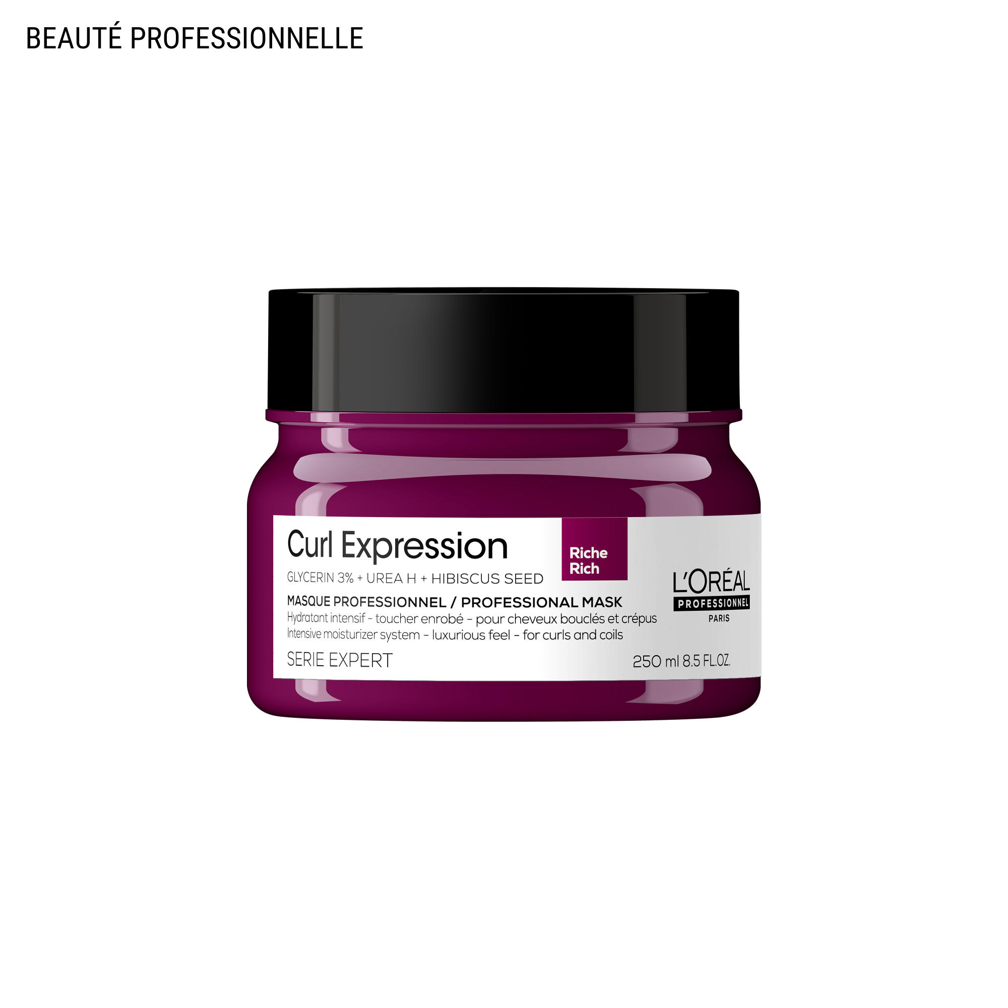 image-Masque Hydratant Riche Curl Expression Cheveux Bouclés à Crépus 250ml - Série Expert