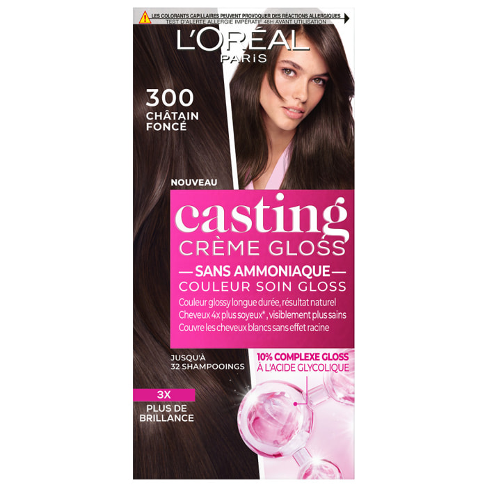 L'Oréal Paris Casting Crème Gloss Coloration 300 Châtain foncé corsé