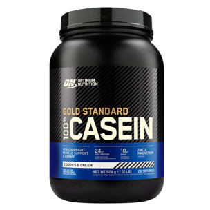 Gold Standard 100% Casein Proteine di Caseina a Lento Rilascio Biscotti e Panna - Barattolo da 924g