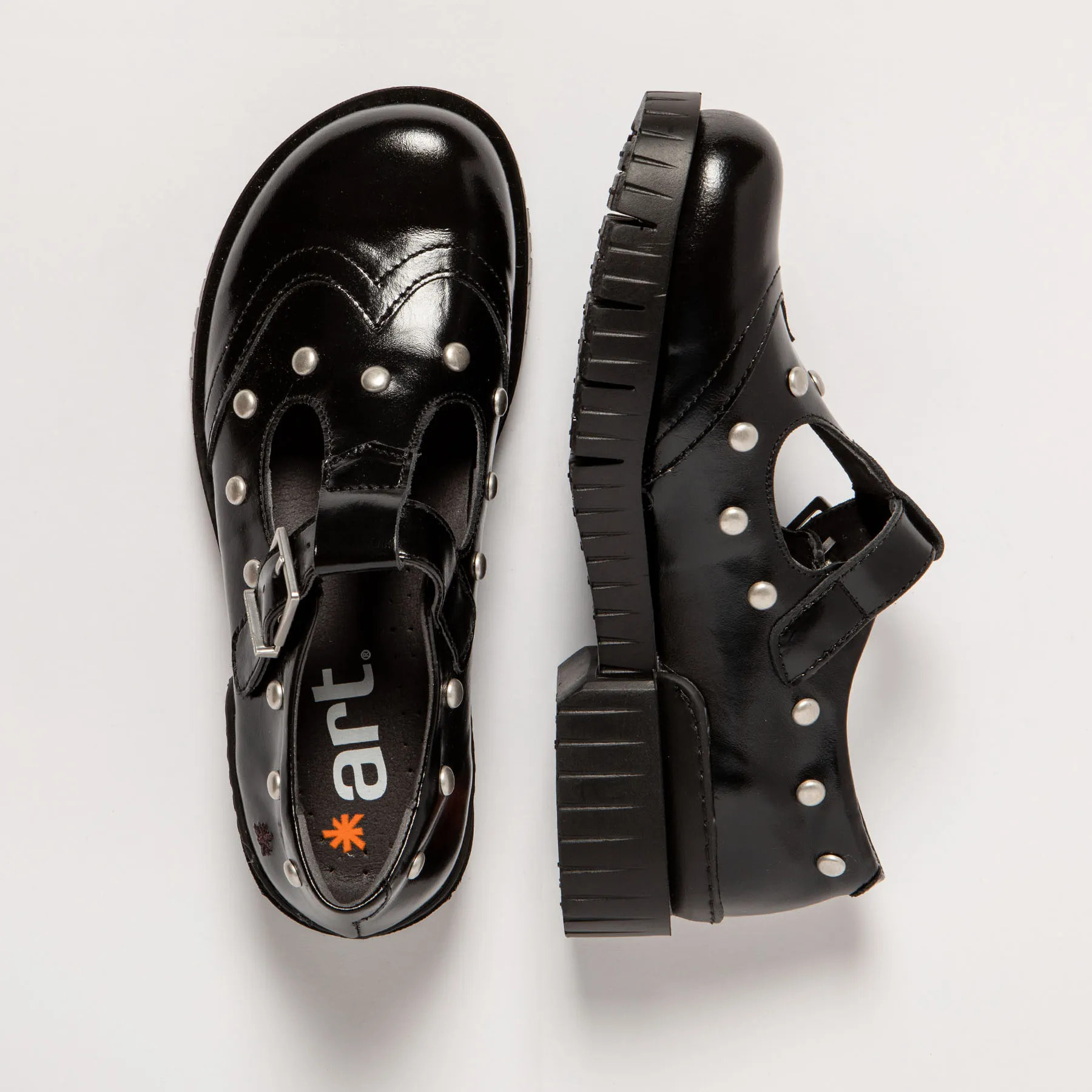 Zapatos 1834S NAPPA SHINNY BLACK /OXFORD color Black