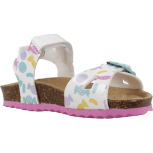 Sandalias Niña de la marca GEOX  modelo B SANDAL CHALKI GIRL BLANCO