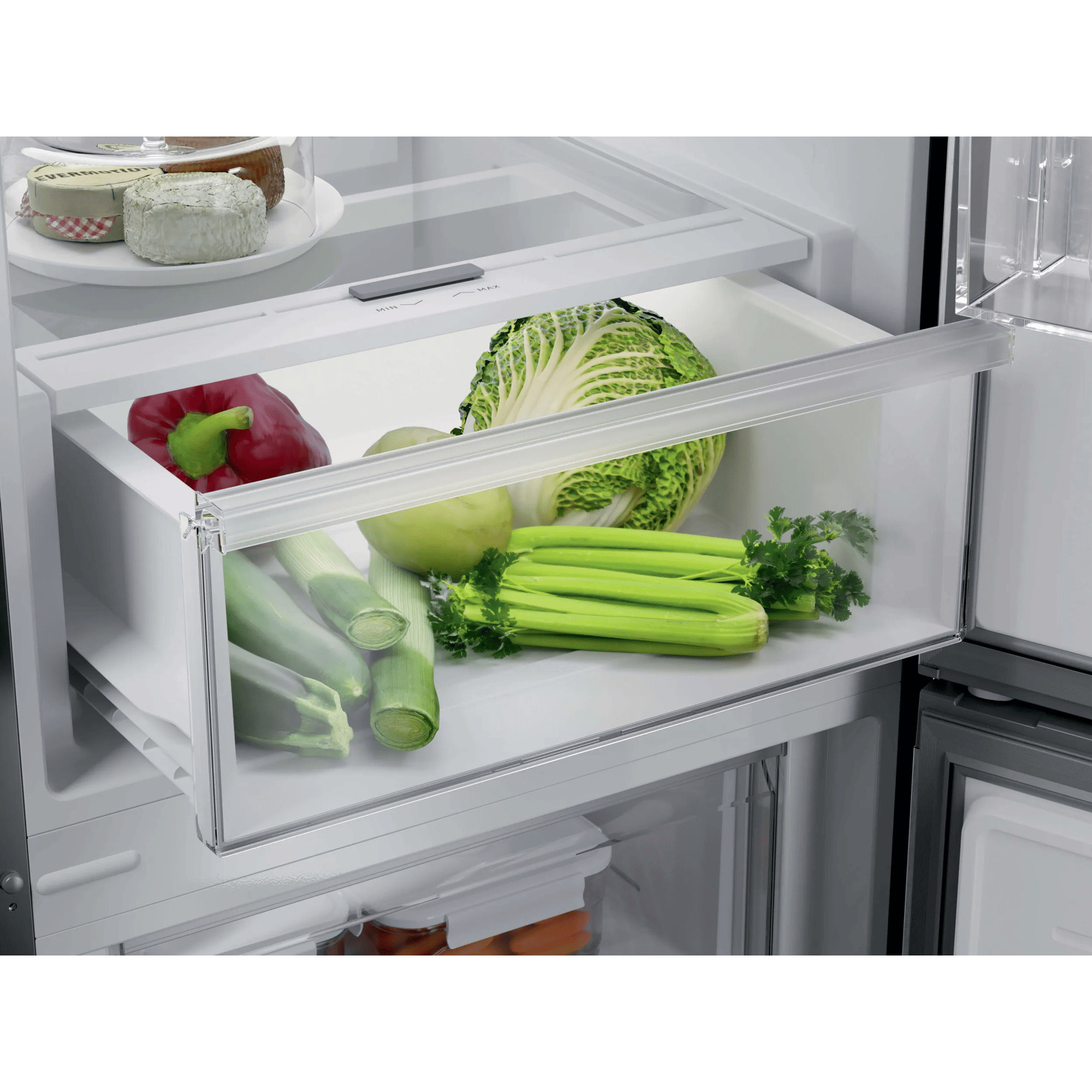 AEG Frigorífico combi de libre instalación Serie 6000 Gris de 187 cm ORC6N321DS | Reacondicionado