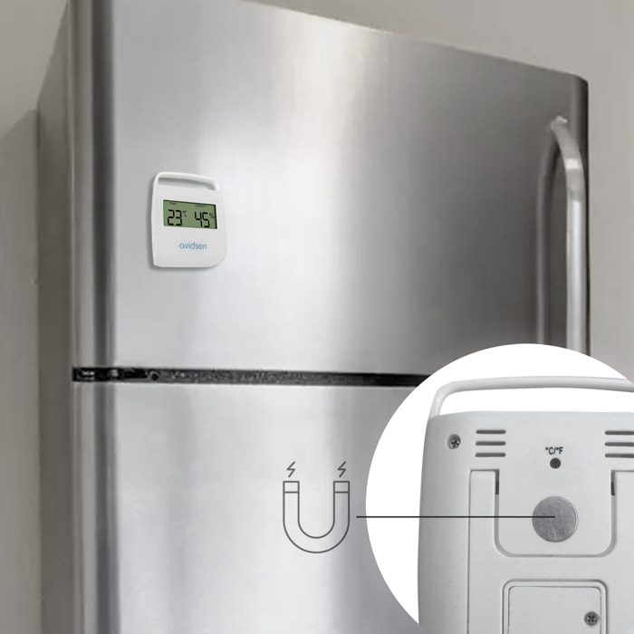 Détecteur de température et d'humidité usage intérieur - Avidsen - 107240