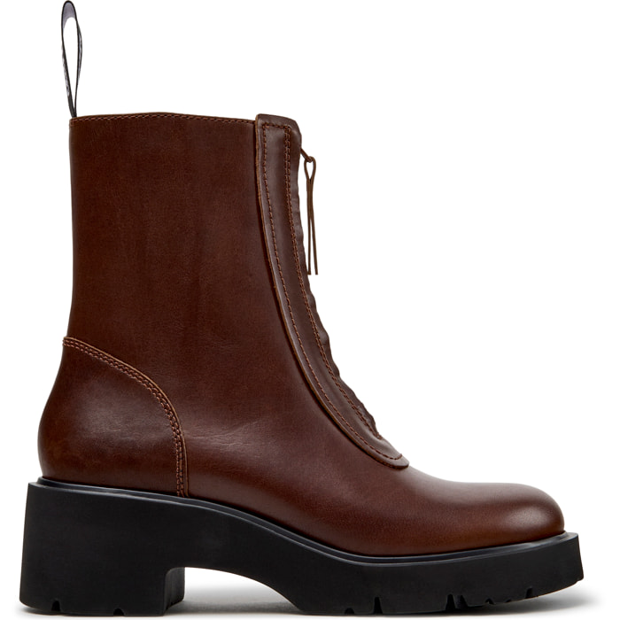 Botines - CAMPER Milah - Marron - Piel lisa