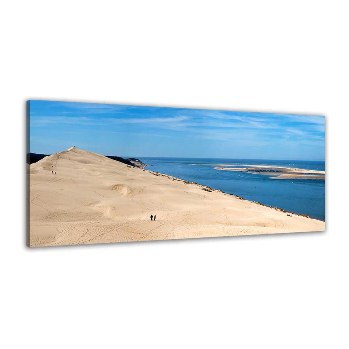 Tableau panorama design dune du pyla Toile imprimée